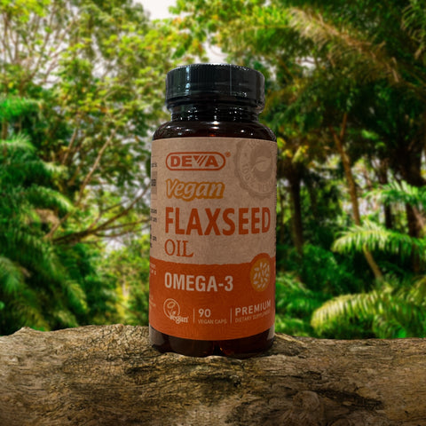 Deva Flaxseed Oil Capsules Omega-3