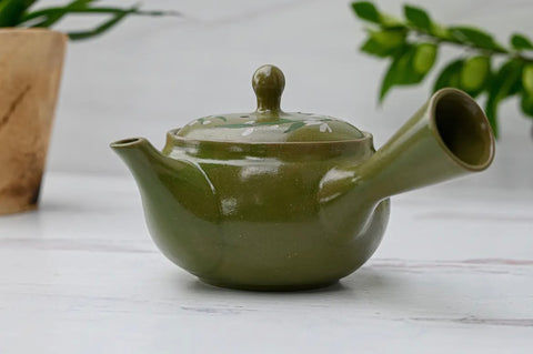 Japanese Handmade Flowered Teapot