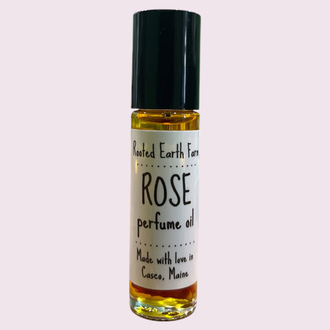 Rooted Earth Farm Rose Perfume Oil