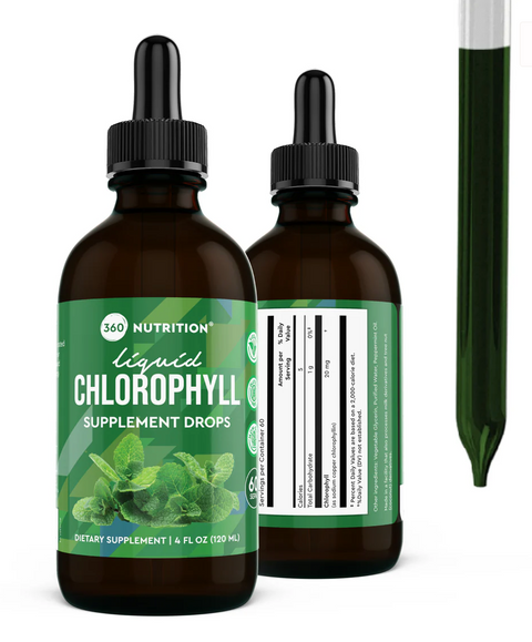 360 Nutrition Liquid Chlorophyll Supplement Drops