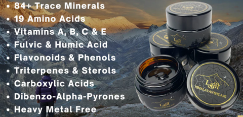 Lajit Pure Himalayan Shilajit - Gold Grade Shilajit - Sourced by Nepalese Sherpas at 18k Feet